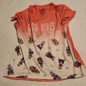L.O.L. Surprise! God Vibes Shirt - Orange and Cream